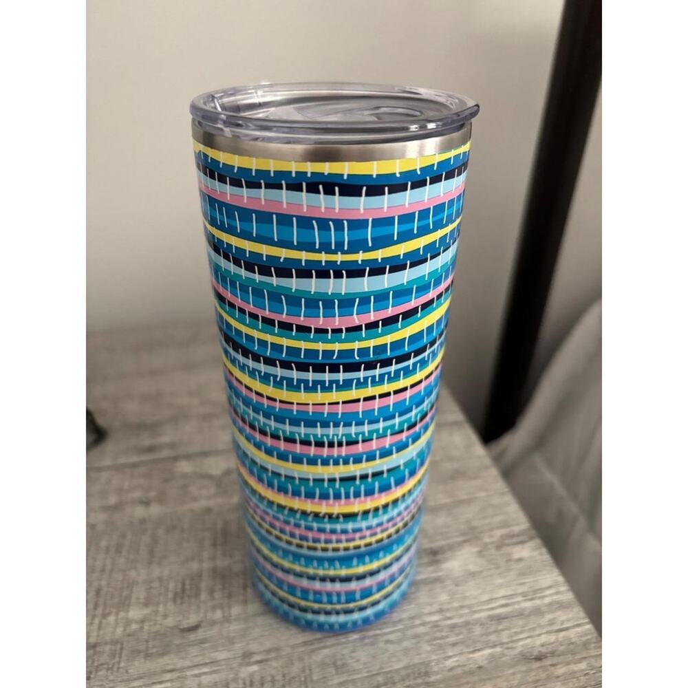 SCOUT SWIG Tumbler 20 oz Insulated‎ Stainless Steel Travel Cup Colorful Stripes